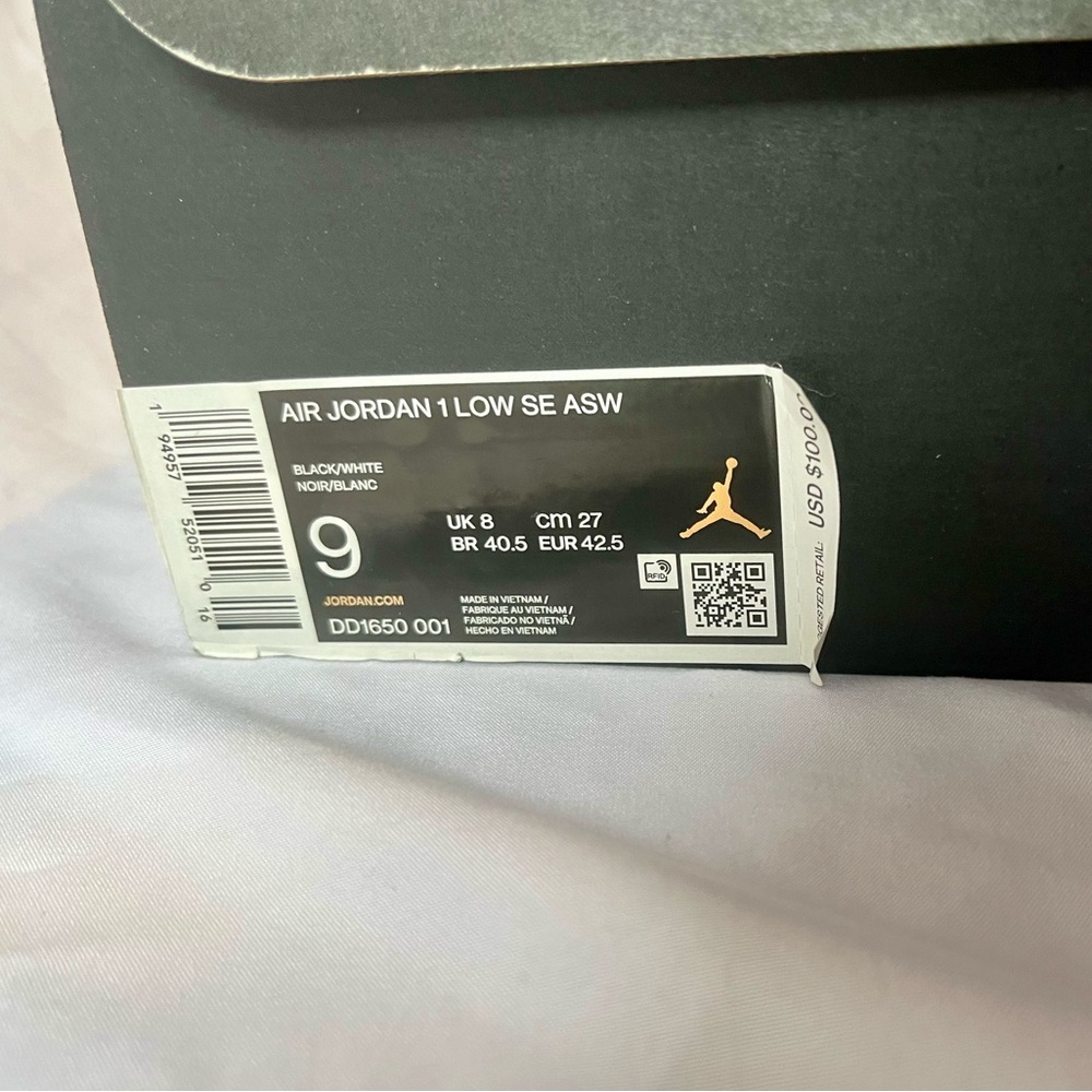 Size 9 - Jordan 1 Low All Star 2021 - Picture 8 of 9